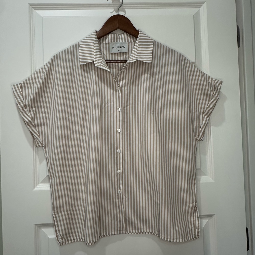 Hausen Short-Sleeve Button Shirt -Sz M